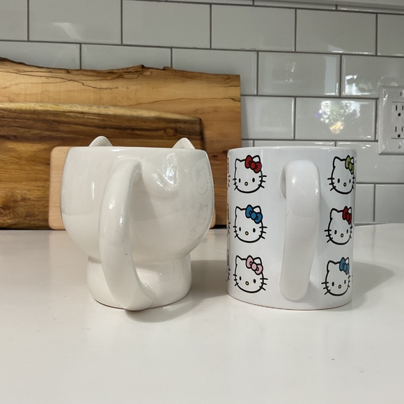 Hello Kitty Mug & Whimsical Cupboard by 10 Strawberry Street  White Cat Mug - Picture 4 of 9